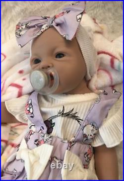 Soft Lifelike Silicone 18 Girl Baby Doll Floppy Squishy Infant 5 lbs Newborn