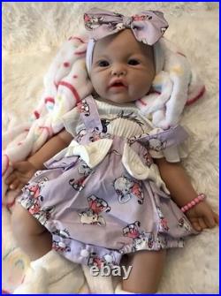 Soft Lifelike Silicone 18 Girl Baby Doll Floppy Squishy Infant 5 lbs Newborn