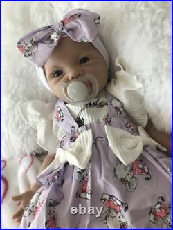 Soft Lifelike Silicone 18 Girl Baby Doll Floppy Squishy Infant 5 lbs Newborn