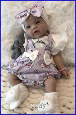 Soft Lifelike Silicone 18 Girl Baby Doll Floppy Squishy Infant 5 lbs Newborn
