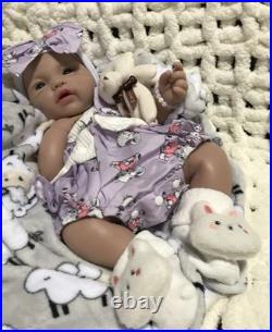 Soft Lifelike Silicone 18 Girl Baby Doll Floppy Squishy Infant 5 lbs Newborn