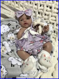 Soft Lifelike Silicone 18 Girl Baby Doll Floppy Squishy Infant 5 lbs Newborn