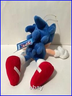 Sonic the Fighters Sonic the Hedgehog Plush Sega Rare Toy Vintage 1997 Figure