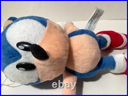 Sonic the Fighters Sonic the Hedgehog Plush Sega Rare Toy Vintage 1997 Figure