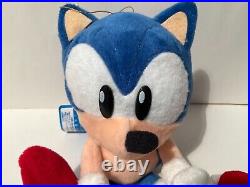 Sonic the Fighters Sonic the Hedgehog Plush Sega Rare Toy Vintage 1997 Figure