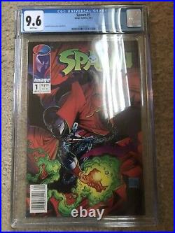 Spawn Lot 3 Kickstarter Classic CGC 9.8 Spawn 1 Newstand CGC 9.6+ Classic Toy