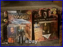 Star Trek Vintage Toy Lot Collector's Case Action Figures 1990s