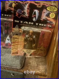 Star Trek Vintage Toy Lot Collector's Case Action Figures 1990s