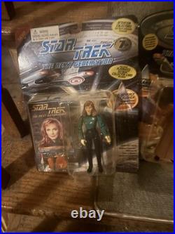 Star Trek Vintage Toy Lot Collector's Case Action Figures 1990s