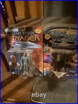 Star Trek Vintage Toy Lot Collector's Case Action Figures 1990s