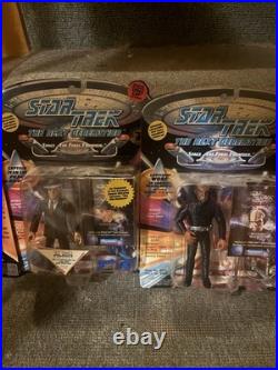 Star Trek Vintage Toy Lot Collector's Case Action Figures 1990s