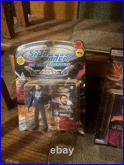 Star Trek Vintage Toy Lot Collector's Case Action Figures 1990s