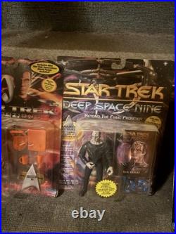 Star Trek Vintage Toy Lot Collector's Case Action Figures 1990s