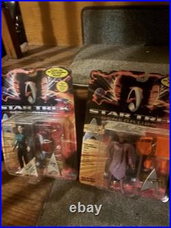 Star Trek Vintage Toy Lot Collector's Case Action Figures 1990s