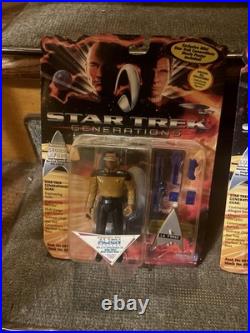 Star Trek Vintage Toy Lot Collector's Case Action Figures 1990s