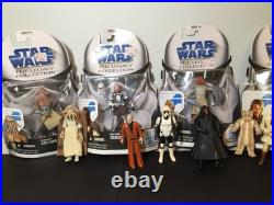 Star Wars Action Figure Lot (13) Vintage Kenner 1983 & Sealed BD Series + 1977