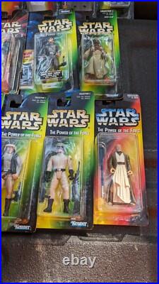 Star Wars Action Figure Lot Vintage 90s (32) Commtech Slide Luke Anikan Toy 3.75