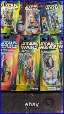 Star Wars Action Figure Lot Vintage 90s (32) Commtech Slide Luke Anikan Toy 3.75