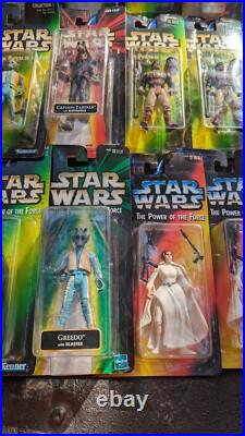 Star Wars Action Figure Lot Vintage 90s (32) Commtech Slide Luke Anikan Toy 3.75