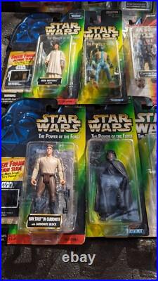 Star Wars Action Figure Lot Vintage 90s (32) Commtech Slide Luke Anikan Toy 3.75