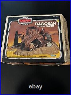 Star Wars Dagobah Playset 1980 Kenner ESB Toy Action Figure Vtg Box Foam S0