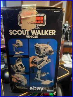 Star Wars Empire Strikes Back VINTAGE SCOUT WALKER With BOX AT-ST Complete Kenner