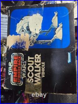 Star Wars Empire Strikes Back VINTAGE SCOUT WALKER With BOX AT-ST Complete Kenner