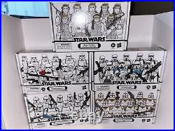 Star Wars Lot Of 5 Vintage Collection 4 Pack Action Figures 3.75 New Sealed