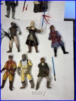 Star Wars VTG Lot Of 25 Figures 1990's Early 2000s Loose Toys