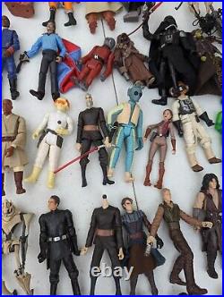 Star Wars Vader Luke Chewbacca Droid Jedi Sith Figure Lot (37) Toy Vintage Bobo