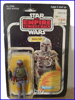 Star Wars vintage Boba Fett on 1980 Original ESB Card ReCard ReGlued? HONG KONG