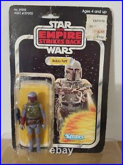 Star Wars vintage Boba Fett on 1980 Original ESB Card ReCard ReGlued? HONG KONG