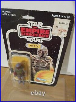 Star Wars vintage Boba Fett on 1980 Original ESB Card ReCard ReGlued? HONG KONG