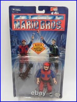 Super Mario Bros 1993 Movie MARIO Action Figure by ERTL Nintendo Vintage Toy