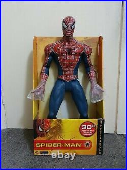 Super Rare Vintage 30 Inch Poseable Spider-Man 2 Figure By Toy Biz 2004 BNMIB