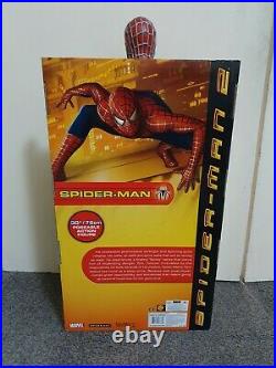 Super Rare Vintage 30 Inch Poseable Spider-Man 2 Figure By Toy Biz 2004 BNMIB