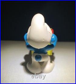 Super Smurfs Series 40247 Jokey Smurf Trick Box Smurf Vintage Peyo Schleich Toy