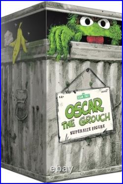 Super7 Sesame Street SuperSize Vinyl Oscar the Grouch New Toy Action F