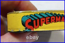 Superman 1940's era coin dime bank DC Comic super hero action figure cartoon