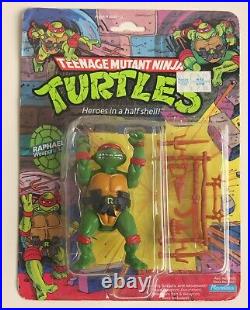 TMNT 1988 Teenage Mutant Ninja Turtles Raph Raphael Action Figure Toy MOC Sealed