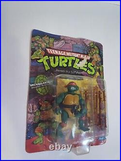 TMNT Ninja Turtles Michaelangelo 1988 UNPUNCHED 10 Playmates In Box Vtg Toy
