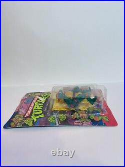 TMNT Ninja Turtles Michaelangelo 1988 UNPUNCHED 10 Playmates In Box Vtg Toy