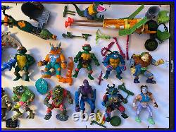 TMNT teenage Mutant ninja Turtles Figures Weapon Vintage 80s/90s Playmates Toy