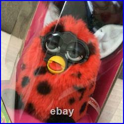 TOMY Furby Red & Black Doll Figure Plush Toy Japanese Version with box Vintage