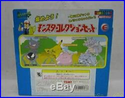 TOMY Pokemon Monster Collection Set E Pikachu Figure Vintage Toy Rare From Japan
