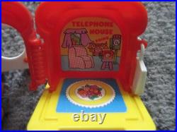 TOMY The Busy Bears Of Hippity Hollow 6 homes 3 bears