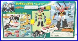 Takara Land Bison Action Figure Set Multi-color 1990s Vintage Toy with Box Japan