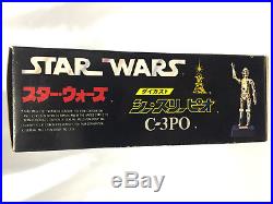 Takara die-cast C3PO missile firing figure vintage Japanese Star Wars toy with BOX