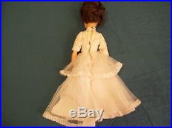 Tammy Ideal Doll Toy Figure Rare Brunette White Dress BS-12 Vtg 1960s 12