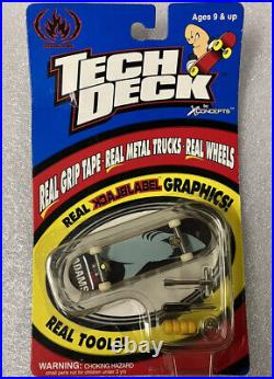 Tech Deck Vintage Black Label Adams Series 3220 Near Mint Condition Skateboard
